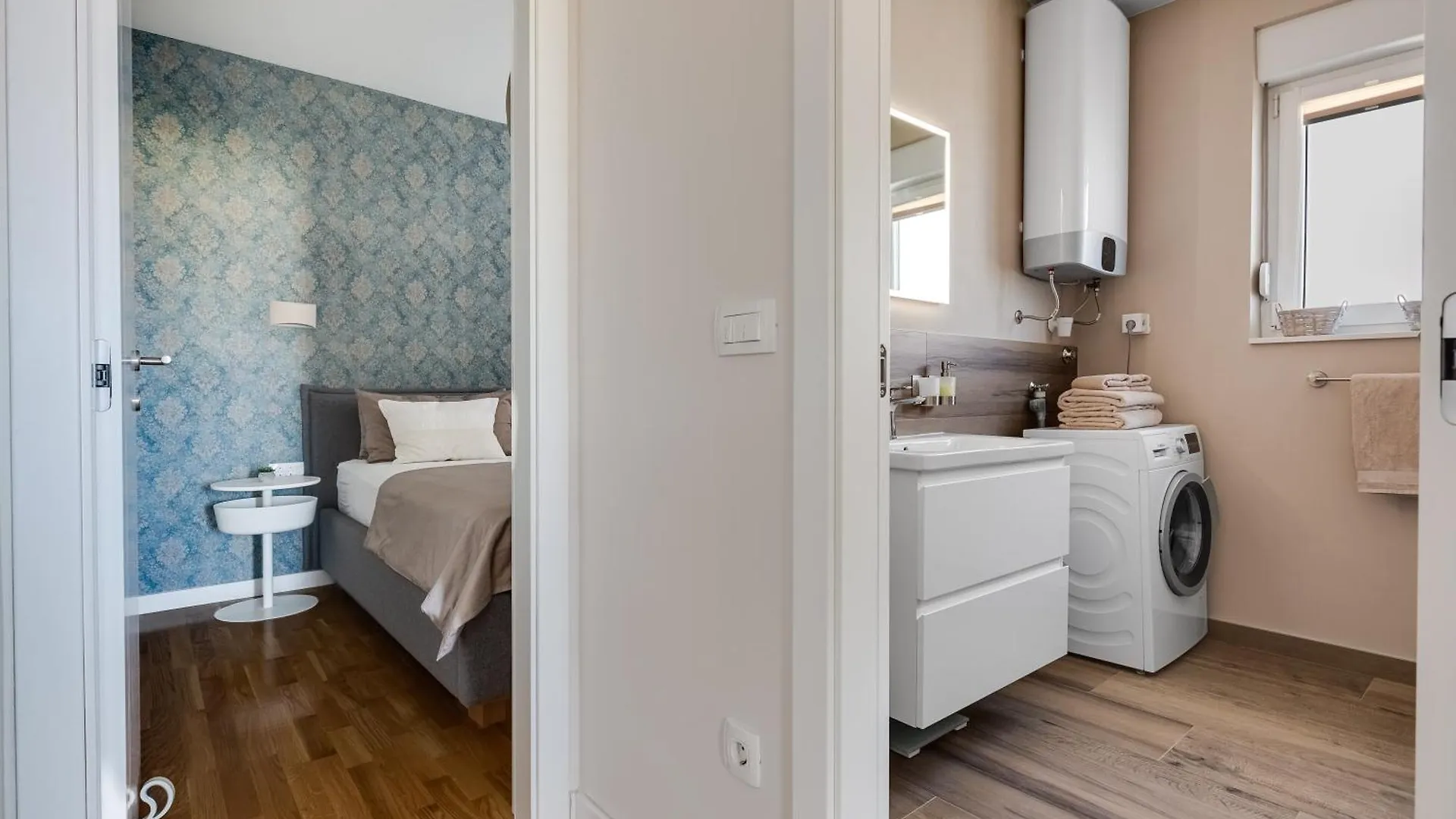 Spacious Two Bedroom Apartment With Roof Terrace, Borik Zadar